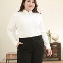 S・8XL!ワイシャツ レディース おしゃれ 大きいサイズ 長袖 シャツ ブラウス Yシャツ 白シャツ オフィス ビジネス リクルート 就活 開襟 ス プレゼン...
