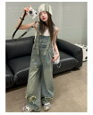 デニム サロペット オーバーオール ピンク ブルー キッズ ダンス衣装 HIPHOP ヒップホップ 子供服 セットアップ チアガール ダンスウェア 女の子 HIPHOP ストリート かっこいい 派手 韓国 k-pop 発表会 団体服 演出服 文化祭 イベント 練習着 学生 夏用 110-170cm