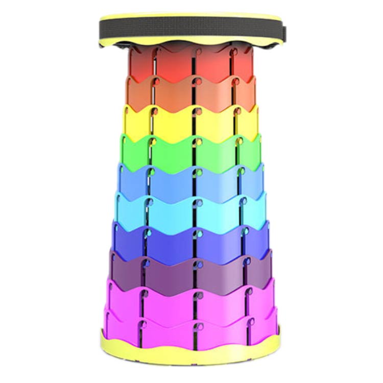 コンパクト ステップ おしゃれ 屋外 伸縮自在 折りたたみ椅子 折りたたみ スツール 軽量 チェア 高さ調..