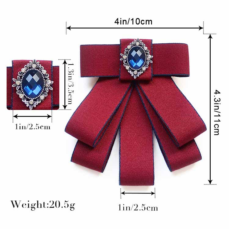 リボンタイ リボンブローチ ビジュー付き リボン ネクタイ 送料無料 ゴージャス 制服 ユニフォーム ベルト ピン ブローチ ファッション小物 お姫様 子供 大人 レディース