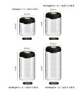 真空 保存容器 コーヒー豆収納 豆収納 4サイズ 真空容器 フードストッカー 500ml 900ml 1200ml 1800ml コーヒー豆 乾物 ペットフード 梅雨対策 漬物 密封 ストッカー フードキーパー 耐熱 耐冷 食洗機対応 調味料容器