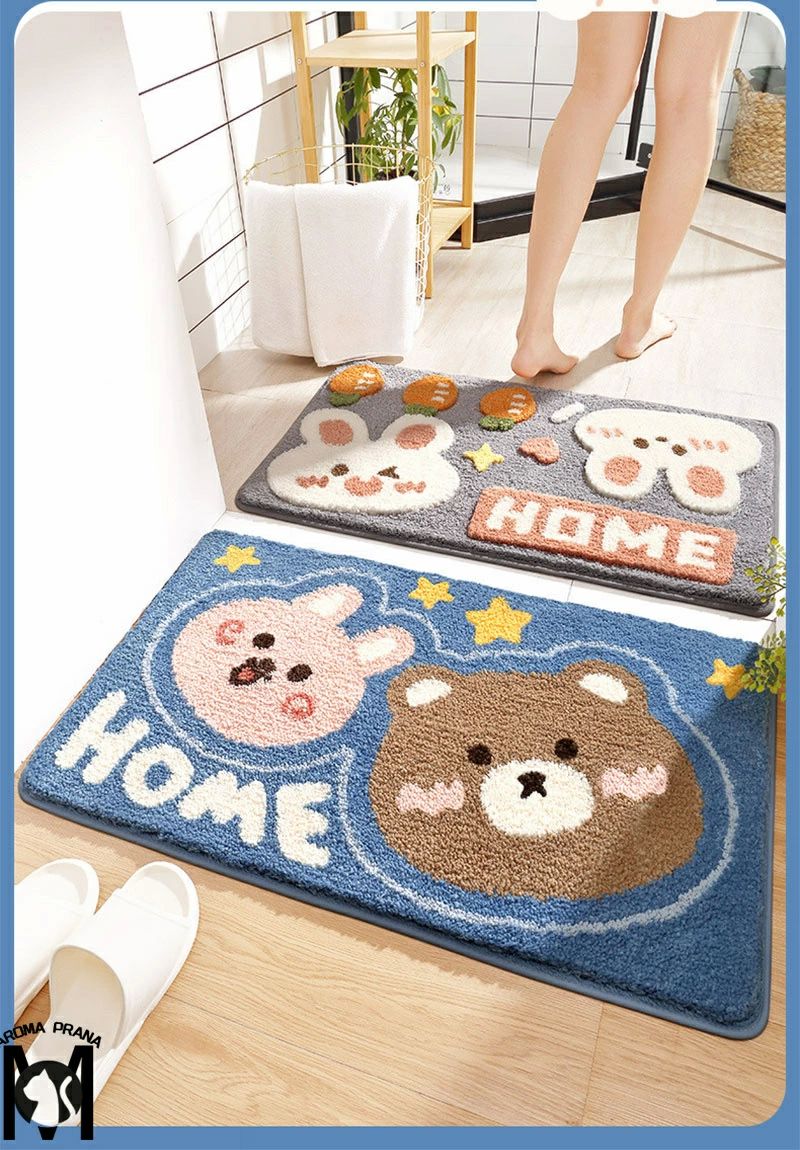 浴室マット 玄関マット 洗える 屋内 室内 ラグマット 滑り止めマット ラグマット おしゃれ かわいい シ..