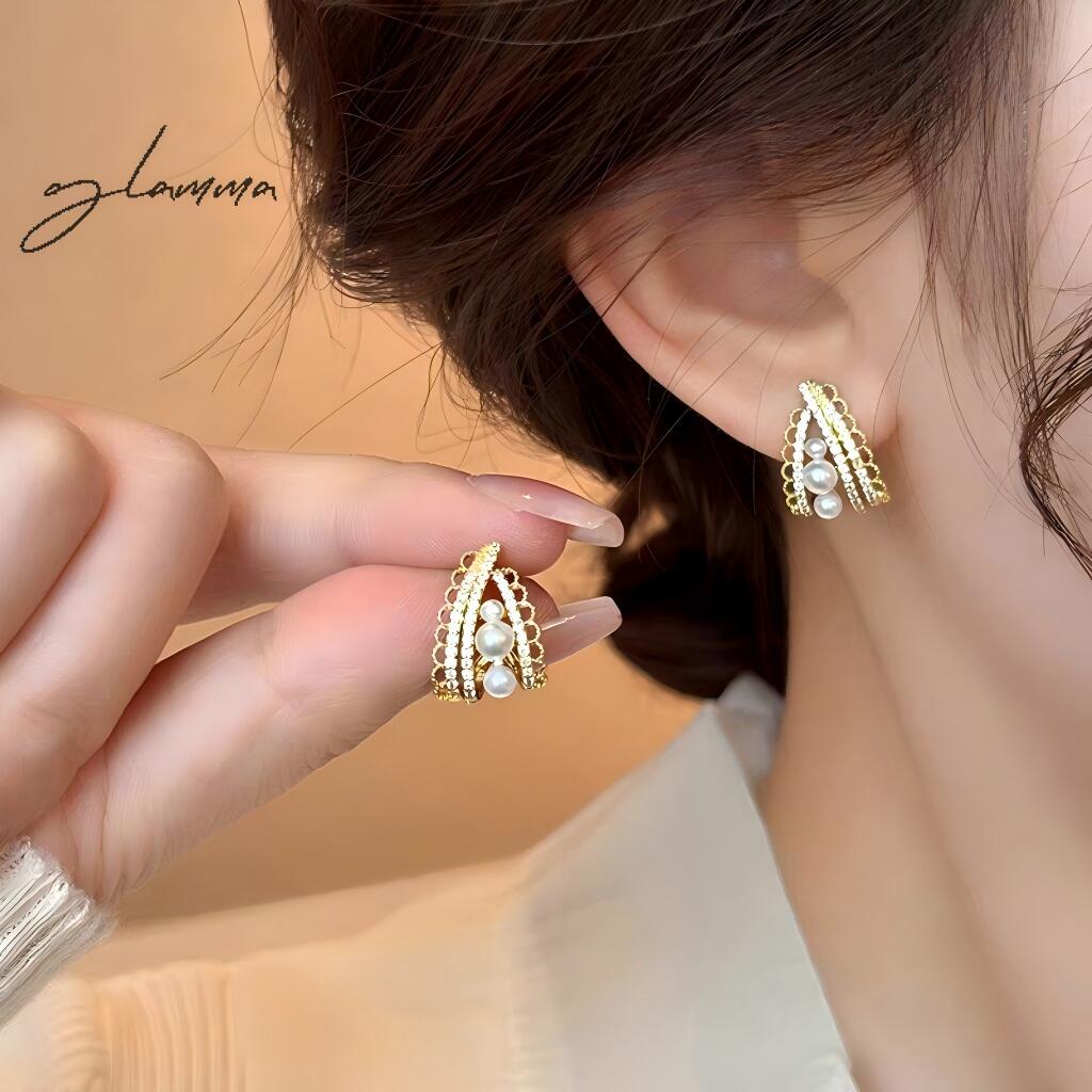 ピアス フープピアス 金属アレルギー対応 つけっぱなし K18コーティング シンプル大人 上品 キレイめ 小さめ 軽量 人気 可愛い トレンド 高級感 高見え セレモニー / オケージョン ギフト プレゼント ゴールド シルバー 送料無料 GLAMMA