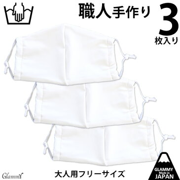 即納 在庫あり 水着生地 水着素材 マスク 日本製 3枚1セット 洗える 立体 花粉 カット 洗濯可 メール便OK ネコポス COM1/item-0042