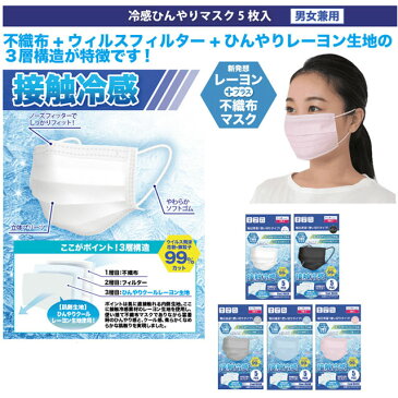 【送料無料★まとめ買い】【15枚】 マスク 不織布マスク 冷感 接触冷感 使い捨て 秋冬 カラー ピンク グレー ブルー レーヨン おしゃれ ひんやり ハロウィン クリスマス ウエディング 結婚式 男性用 メンズ 女性用 レディース メール便OK ネコポス/item-0262