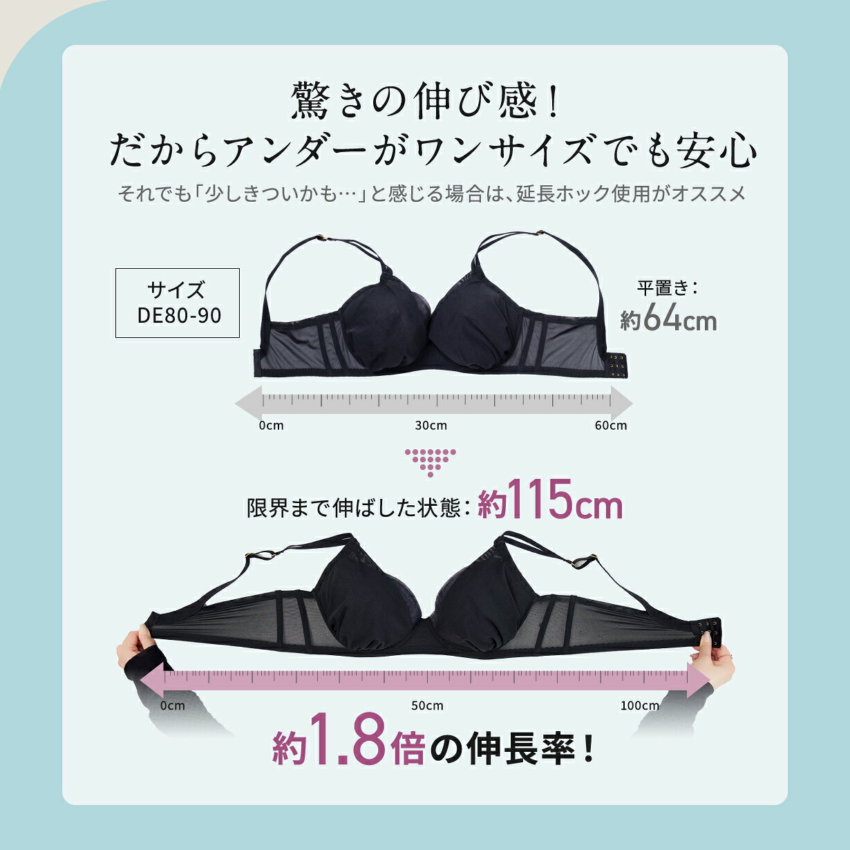 本日5%OFF★まとめ買いで最大20％OFF★ ブラジャー 大きいサイズ おまたせブラ プラ...