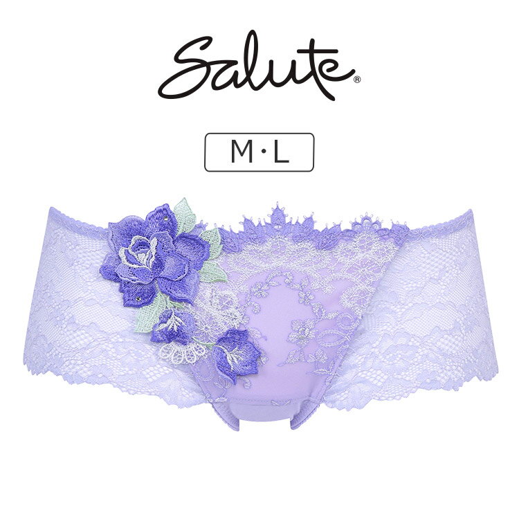 【30％OFF】ワコール サルート 84G ボーイレングスショーツ M/L PTJ584