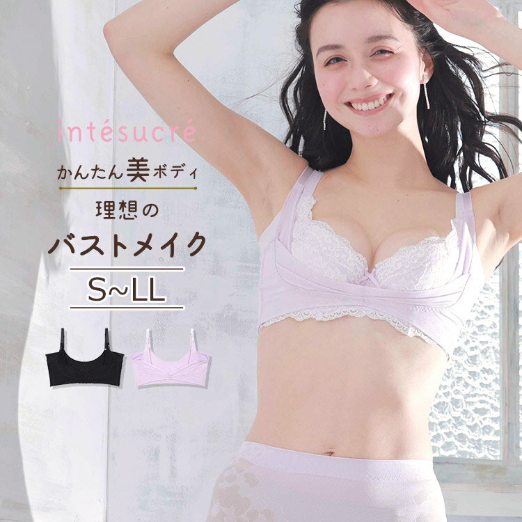 アンテシュクレ intesucre かんたん美ボディ 理想のバストメイク バストリフター 全2色 S・M・L・LL TGE103