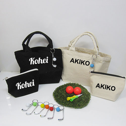 名入れ♪【BooMER】ゴルフカートバック&ボールポーチセット(お名前) [トートバック 名前入り 父の日 プレゼント 母の日 敬老の日 父 誕生日プレゼント ...
