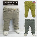 【新春セール】【DaddyOhDaddy】折返し星条旗♪パウダーストレッチパンツ[80cm/90cm/100cm/110cm/120cm/130cm/140cm/150cm] ダディオダディ　ズボン 子供 男の子ウエストゴム 総ゴム　スター　デニム　ストレッチ　長ズボン　はっ水