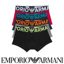 セール!50%OFF EMPORIO ARMANI エンポリオ アルマーニ MEGALOGO TRUNK ロゴバンド ボクサーパンツ 前閉じ パンツ EUサイズ...