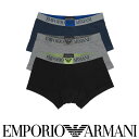 セール！31％OFF EMPORIO ARMANI エンポリオ アルマーニ EAGLE LABEL イーグルラベル ボクサーパンツ 前閉じ オーガニックコットン 綿 EUサイズ 男性 メンズ プレゼント 贈答 ギフト 54075179 公式ショップ 正規ライセンス商品