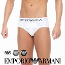 セール！30％OFF EMPORIO ARMANI エンポリオ アルマーニ ICONIC LOGOBAND STRETCH COTTON BRIEF アイコニック ロゴバンド ヒップブリーフ パンツ EUサイズ 男性 メンズ プレゼント 無料ラッピング 贈答 アンダーウェア ギフト 54097294 公式ショップ 正規ライセンス商品