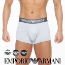 セール！30％OFF EMPORIO ARMANI エンポリオ アルマーニ ICONIC LOGOBAND STRETCH COTTON TRUNK アイコニック ロゴバンド ボクサーパンツ EUサイズ 男性 メンズ プレゼント 無料ラッピング 贈答 アンダーウェア ギフト 54072989 公式ショップ 正規ライセンス商品