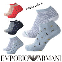 セール！31％OFFEMPORIO ARMANI エンポリオ アルマーニ日本製 リバーシブル カモ×EAイーグル スニーカー丈 メンズ ソックス 靴下 男性 メンズ プレゼント 贈答 ギフト 02322251 公式ショップ 正規ライセンス商品