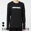 セール！30％OFF EMPORIO ARMANI エンポリオ アルマーニ LOGO LABEL LONG T-SHIRT ロゴラベル オーガニックコットン クルーネック 長袖 Tシャツ EUサイズ メンズ 男性 プレゼント 無料ラッピング ギフト 54085173 公式ショップ 正規ライセンス商品