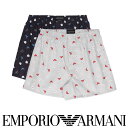 セール!50%OFF EMPORIO ARMANI エンポリオ アルマーニ MANGABEAR FACE WOOVEN TRUNKS マンガベア コットン トラ...