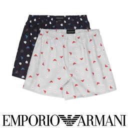 エンポリオ アルマーニ トランクス セール！40％OFF セール！EMPORIO ARMANI エンポリオ アルマーニ MANGABEAR FACE WOOVEN TRUNKS マンガベア コットン トランクス【M/L】 前開き メンズ 男性 下着 EUサイズ プレゼント 無料ラッピング ギフト 54230001 公式ショップ 正規ライセンス商品