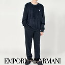 エンポリオアルマーニ ルームウェア メンズ セール！30％OFF EMPORIO ARMANI エンポリオ アルマーニ FUZZY FLEECE ファジーフリース 上下セット クルーネック 長袖 メンズ パジャマ 部屋着 ラウンジウェア EUサイズ 男性 メンズ プレゼント 無料ラッピング ギフト 54075803 公式ショップ 正規ライセンス商品