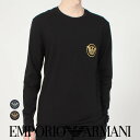 セール！30％OFF EMPORIO ARMANI エンポリオ アルマーニ TERRY STRETCH COTTON テリー ストレッチコットン クルーネック タイトフィット 長袖 Tシャツ EUサイズ メンズ 男性 プレゼント 無料ラッピング ギフト 54075953 公式ショップ 正規ライセンス商品