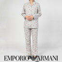 セール！30％OFF EMPORIO ARMANI エンポリオ アルマーニ MANGABEAR マンガベア ウーブン パジャマ 部屋着 上下セット 綿100% 日本サイズ 女性 レディース プレゼント ギフト 54233001 公式ショップ 正規ライセンス商品