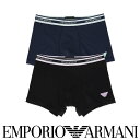セール!30%OFF EMPORIO ARMANI エンポリオ アルマーニ SHINY LOGOBAND ロゴ入り 光沢ウエストバンド ボクサーブリーフ 前閉じ...