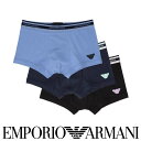セール!31%OFF EMPORIO ARMANI エンポリオ アルマーニ SHINY LOGOBAND ロゴ入り 光沢ウエストバンド ボクサーパンツ 前閉じ ...
