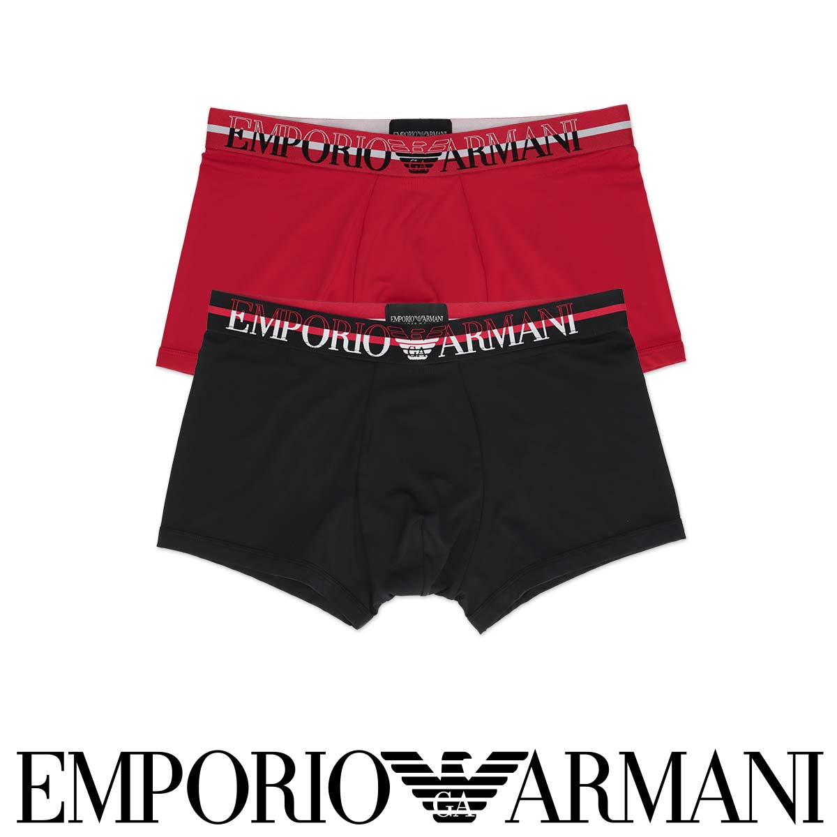 エンポリオ・アルマーニ セール！30％OFF EMPORIO ARMANI エンポリオ アルマーニ EXCLUSIVE VALENTINES バレンタイン ボクサーパンツ 前閉じ EUサイズ メンズ 男性 プレゼント ギフト 無料ラッピング ブランド アンダーウェア 54047198 公式ショップ 正規ライセンス商品