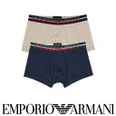 エンポリオ・アルマーニ EMPORIO ARMANI エンポリオ アルマーニ ESSENTIAL MICROFIBER マイクロファイバー ボクサーパンツ 前閉じ EUサイズ メンズ 男性 プレゼント ギフト 無料ラッピング ブランド アンダーウェア 54047199 公式ショップ 正規ライセンス商品