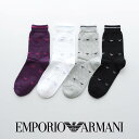 EMPORIO ARMANI エンポリオ アルマーニ アイレットイーグル クルー丈 ソックス レディース 日本製 靴下 女性 プレゼント 無料ラッピング ギフト 03440109