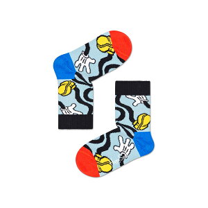 セール！41％OFFハッピーソックス【Limited】Happy Socks × Disney ( ディズニー ) MICKEY STRECH （ ミッキー ストレッチ ）子供 クルー丈 ソックス 靴下 KIDS ジュニア キッズ 12217018