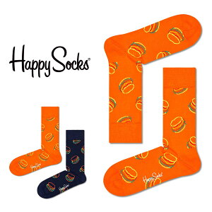 Happy Socks ハッピーソックスLunch Time（ ランチ タイム ）クルー丈 ソックス 靴下 ユニセックス メンズ ＆ レディス プレゼント 贈答 ギフト10211072