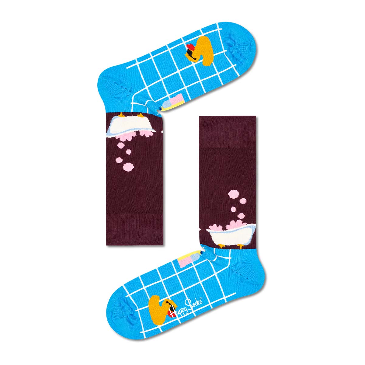 Happy Socks ハッピーソックス Me Time（ ミー タイム ） クルー丈 ソックス 靴下 紳士 メンズ ＆ レディス 男性 メンズ プレゼント 贈答 ギフト 10211079