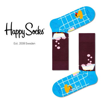 Happy Socks ハッピーソックス Me Time（ ミー タイム ） クルー丈 ソックス 靴下 紳士 メンズ ＆ レディス 男性 メンズ プレゼント 贈答 ギフト 10211079