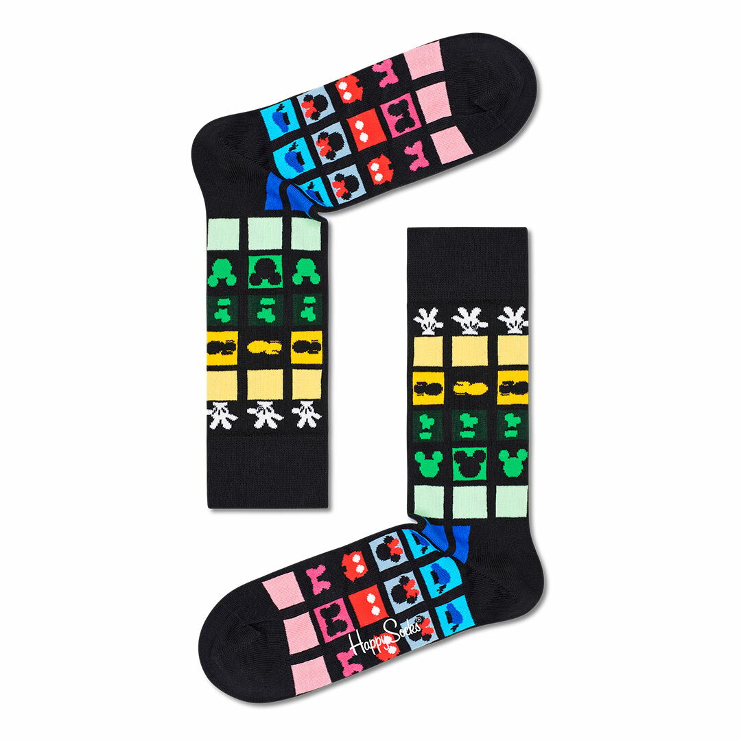 セール！44 OFF Happy Socks ハッピーソックス 【Limited】Happy Socks × Disney ( ディズニー ) Keep It Together （ キープ イット トゥギャザー ） クルー丈 ソックス 靴下 紳士 メンズ ＆ レディース ギフト プレゼント 無料ラッピング 14211008