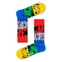 楽天ナイガイ 公式ショップ 楽天市場店セール！44％OFF Happy Socks ハッピーソックス 【Limited】Happy Socks × Disney （ ディズニー ） Colorful Friends （ カラフル フレンズ ） クルー丈 ソックス 靴下 紳士 メンズ ＆ レディース ギフト プレゼント 無料ラッピング 14211011