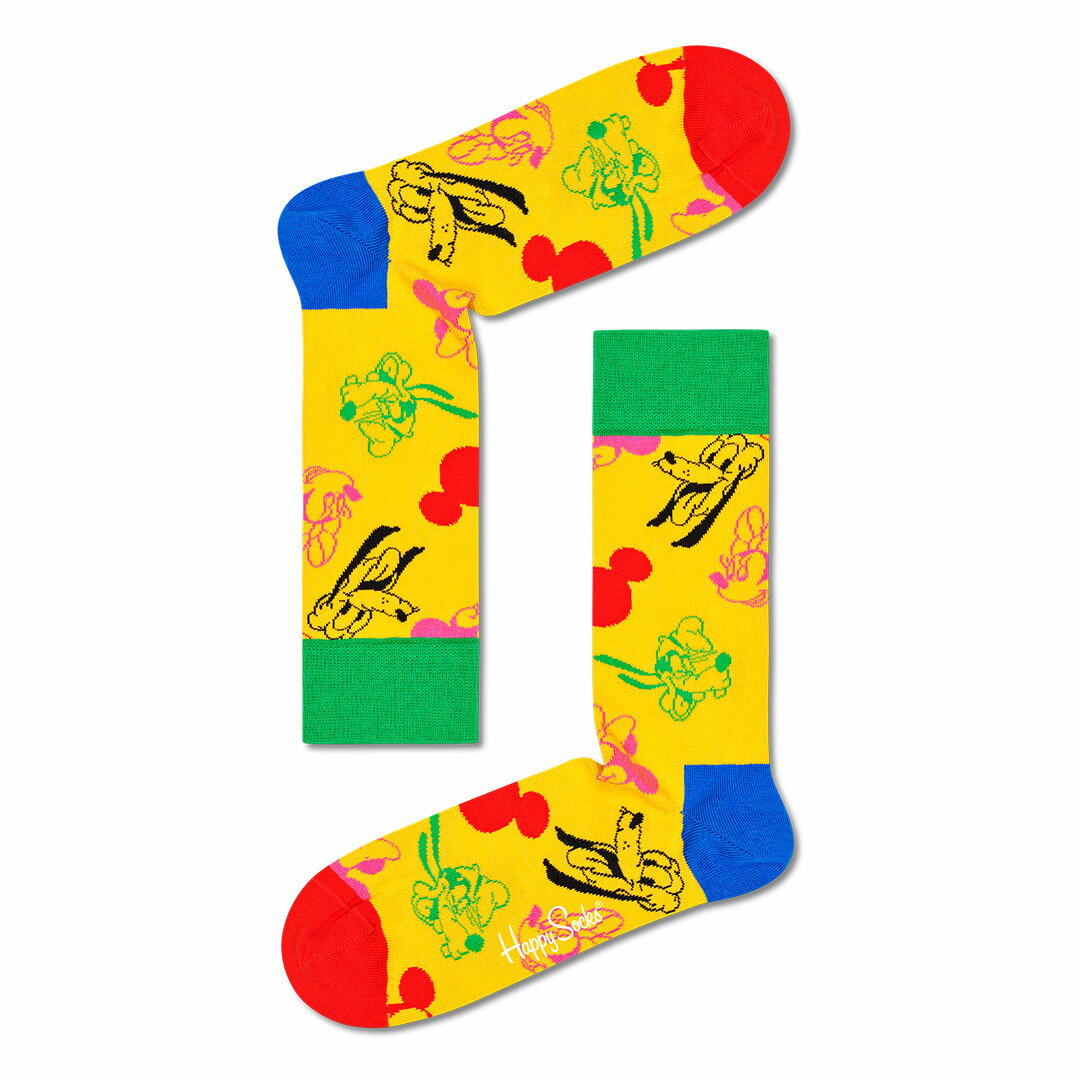 セール！44%OFF Happy Socks ハッピーソックス 【Limited】Happy Socks × Disney ( ディズニー ) All Smiles （ オー…