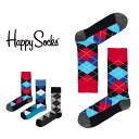 ハッピーソックス メンズ Happy Socks ハッピーソックス ARGYLE （ アーガイル ） クルー丈 ソックス 靴下 ユニセックス メンズ ＆ レディス プレゼント 無料ラッピング ギフト 10201901