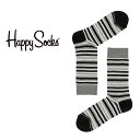 Happy Socks ハッピーソックス MULTI STRIPE （ マルチストライプ ） クルー丈 ソックス 靴下 ユニセックス メンズ ＆ レディス プレゼント 無料ラッピング ギフト 10201903