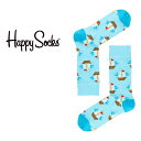 ハッピーソックス 靴下 レディース セール！30％OFF Happy Socks ハッピーソックス BARK BOAT （ バークボート ） クルー丈 ソックス 靴下 ユニセックス メンズ ＆ レディス プレゼント 無料ラッピング ギフト 10221915