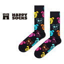Happy Socks ハッピーソックス Dog （ ドッグ ）クルー丈 ソックス 靴下 ユニセックス メンズ ＆ レディース プレゼント 無料ラッピング ギフト 10201110