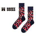 Happy Socks ハッピーソックス Mushroom ( マッシュルーム )クルー丈 ソックス 靴下 ユニセックス メンズ & レディース プレゼント 無...