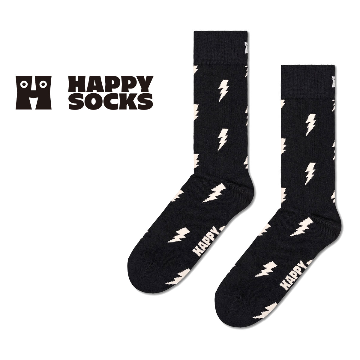 ハッピーソックス 靴下 レディース Happy Socks ハッピーソックス Flash （ フラッシュ ）クルー丈 ソックス 靴下 ユニセックス メンズ ＆ レディース プレゼント 無料ラッピング ギフト 10231109