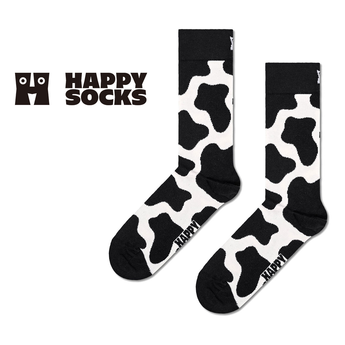 롪30OFF Happy Socks ϥåԡå Cow   롼 å  ˥å   ǥ ץ쥼 ̵åԥ ե 10231139