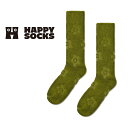 Happy Socks ハッピーソックス Fluffy Flower （ フラッフィー フラワー ）クルー丈 ソックス 靴下 ユニセックス メンズ ＆ レディース プレゼント 無料ラッピング ギフト 10231186