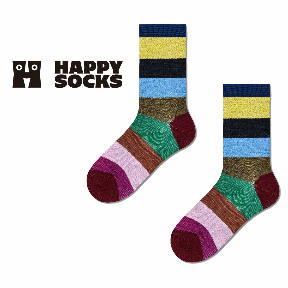 Happy Socks ハッピーソックス Willa（ ウィラ ） HYSTERIA ヒステリア クルー丈 ソックス 靴下 ユニセックス レディ…