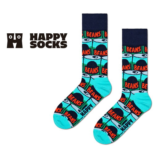 Happy Socks ハッピーソックス Beans( ビーンズ ) クルー丈 ソックス ユニセックス メンズ & レディース プレゼント 無料ラッピング ギフト 10240283 Happy Socks ハッピーソックス Beans( ビーンズ ) クルー丈 ソックス ユニセックス メンズ & レディース プレゼント 無料ラッピング ギフト 10240283