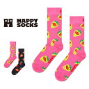 Happy Socks ハッピーソックス Strawberry Fresh( ストロベリー フレッシュ ) クルー丈 ソックス ユニセックス メンズ & レディ...