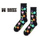 Happy Socks ハッピーソック Balloon Flower ( バルーンフラワー ) クルー丈 ソックス ユニセックス メンズ & レディース プレゼ...