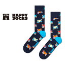 Happy Socks ハッピーソックス Motorbike( モーターバイク ) クルー丈 ソックス ユニセックス メンズ & レディース プレゼント 無料ラ...